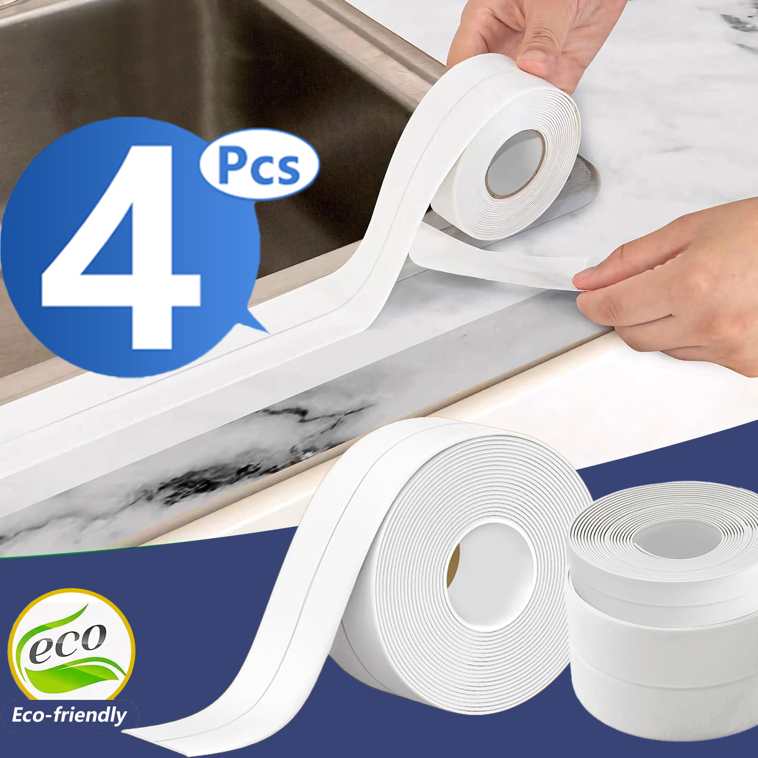 Commercial Kitchen Wall - 3.2m Waterproof Sealing Tape For Bathroom