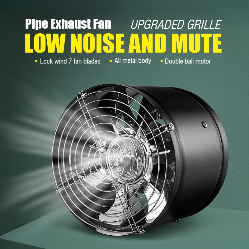 Commercial Kitchen Walls - 4/6/8 Inch Metal Duct Exhaust Fan