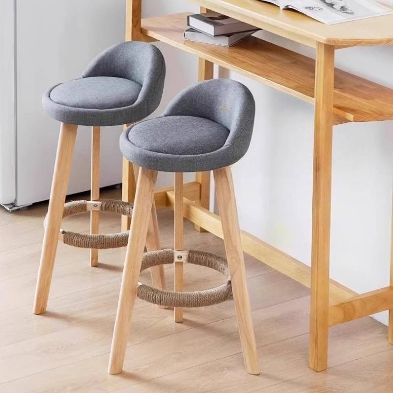 Commercial Kitchen Design - Blue Home Cloth Bar Chair Comfortable
