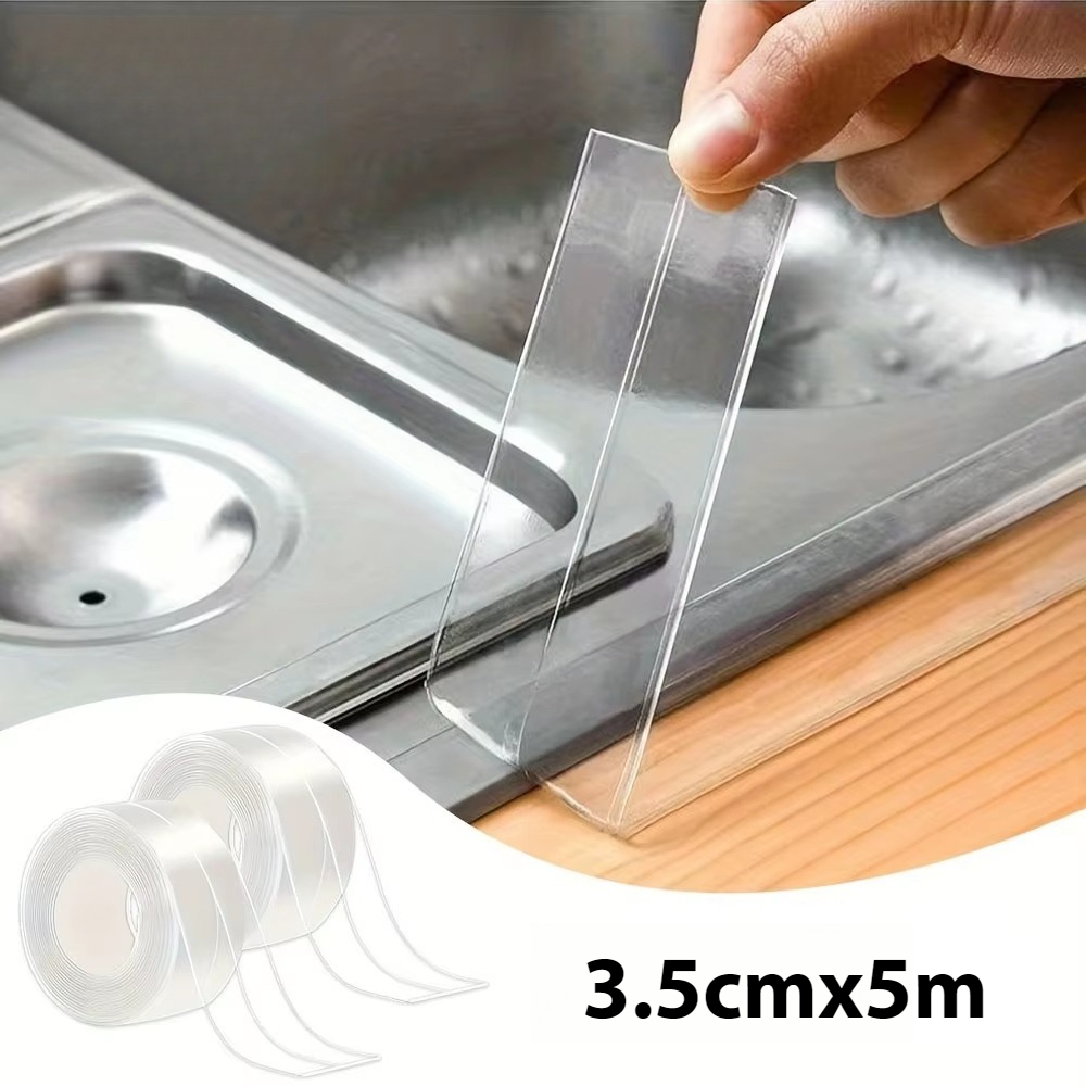 Commercial Kitchen Wall - Waterproof Sealing Tape Strips Partially Hafe