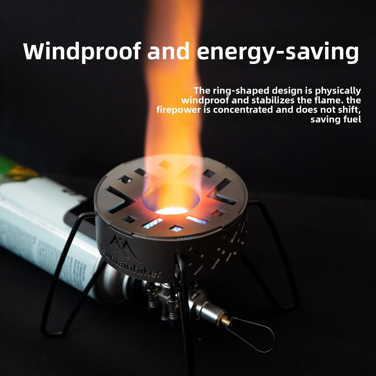 Commercial Kitchen Stove - MOUNTAINHIKER Windproof Ring With Cover Outdoor