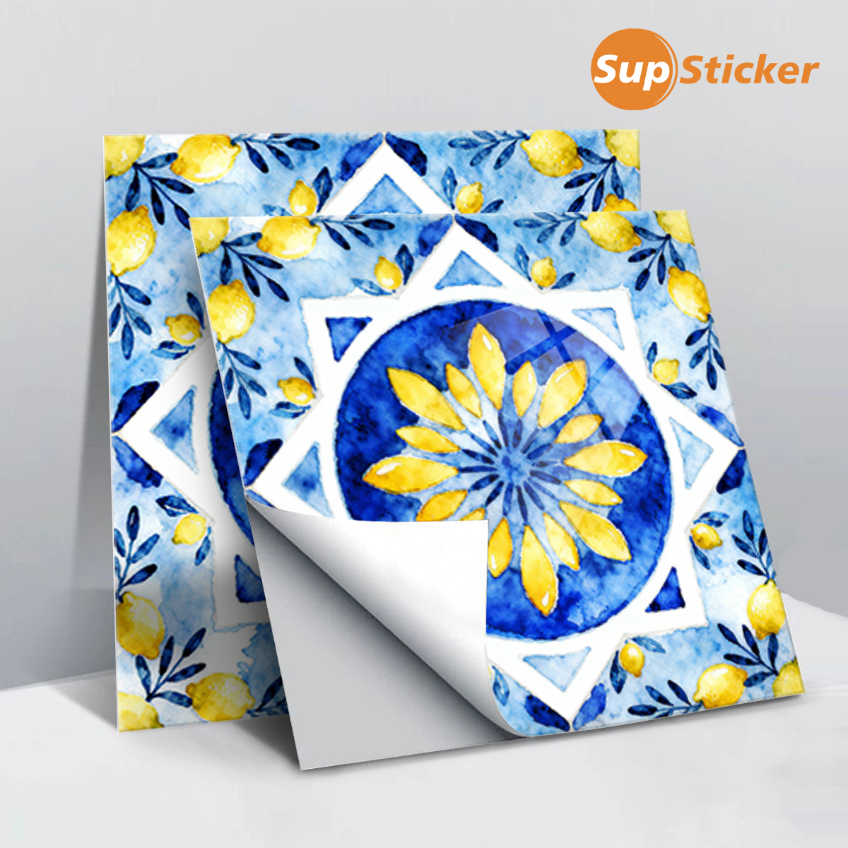 Floral Lemon Peel & Stick Wall - Commercial Kitchen Wall recensione e prezzo