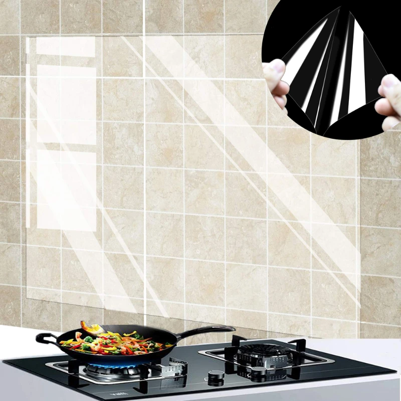 1Pc Kitchen Oil Proof Wall Sti - Commercial Kitchen Wall recensione e prezzo