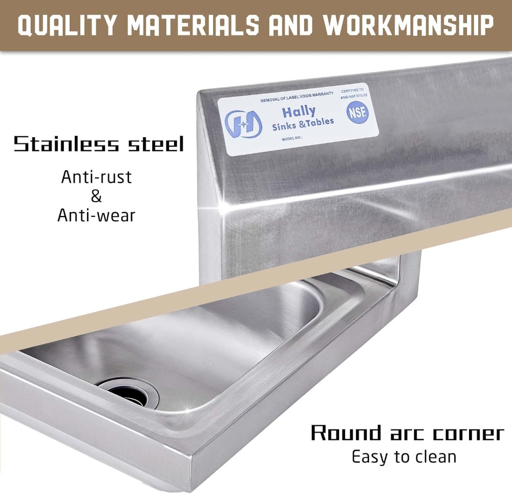 Commercial Wall Mount Hand Bas - Commercial Kitchen Wall recensione e prezzo