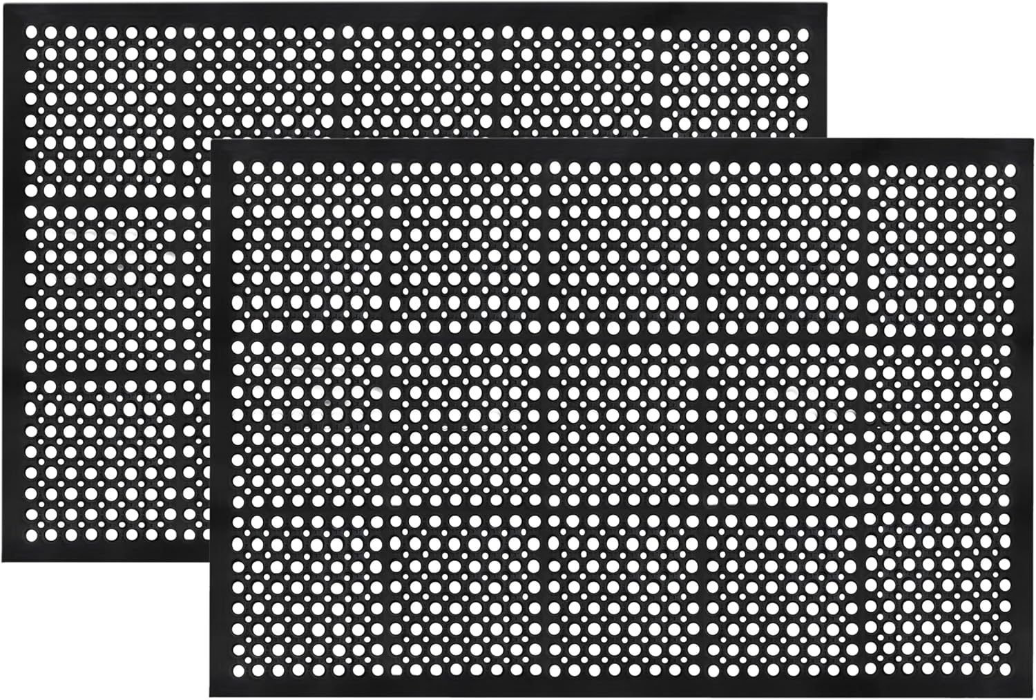 2-Pack Anti-Fatigue Rubber Flo - Commercial Kitchen Mats Anti Fatigue recensione e prezzo