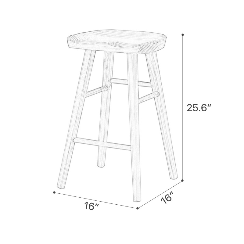 Japanese Retro Bar Stool Minim - Commercial Kitchen Design recensione e prezzo