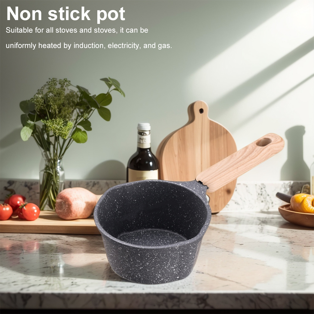 Mini Boiling Pan Wooden Handle - Commercial Kitchen Stove recensione e prezzo