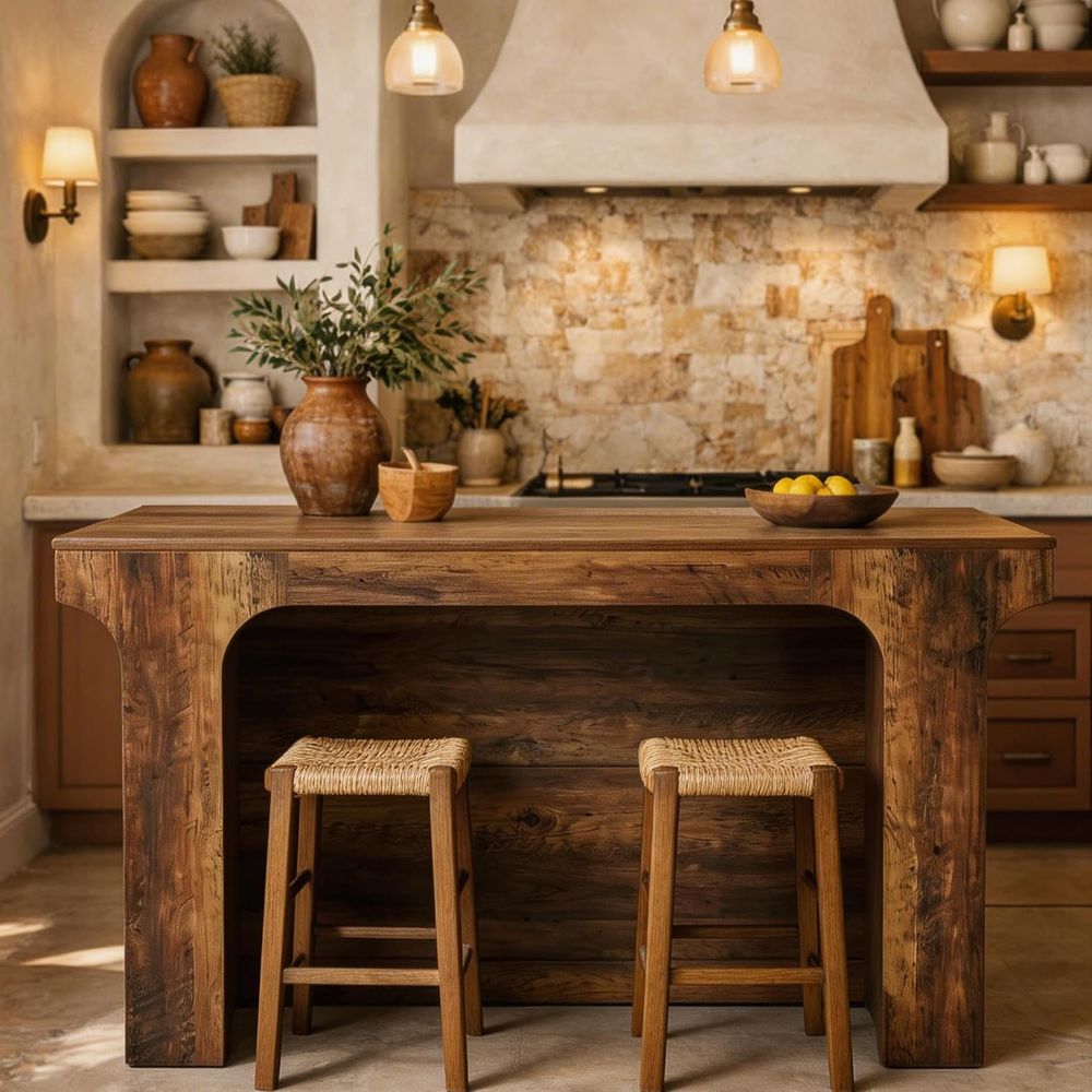 55 Counter Height Kitchen Isla - Commercial Kitchen Prep Table With Storage recensione e prezzo