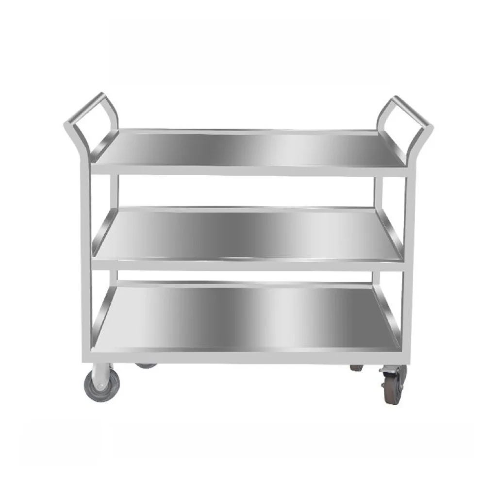 Stainless Steel Utility Cart 3 - Commercial Kitchen Bench recensione e prezzo