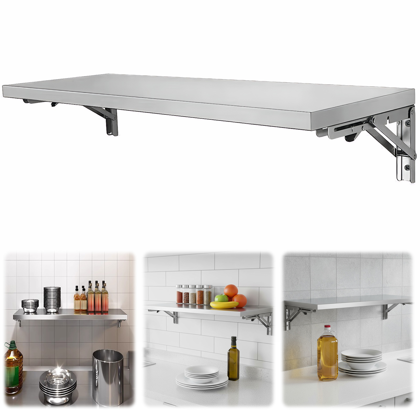 Stainless Steel Wall Mounted F - Commercial Kitchen Walls recensione e prezzo