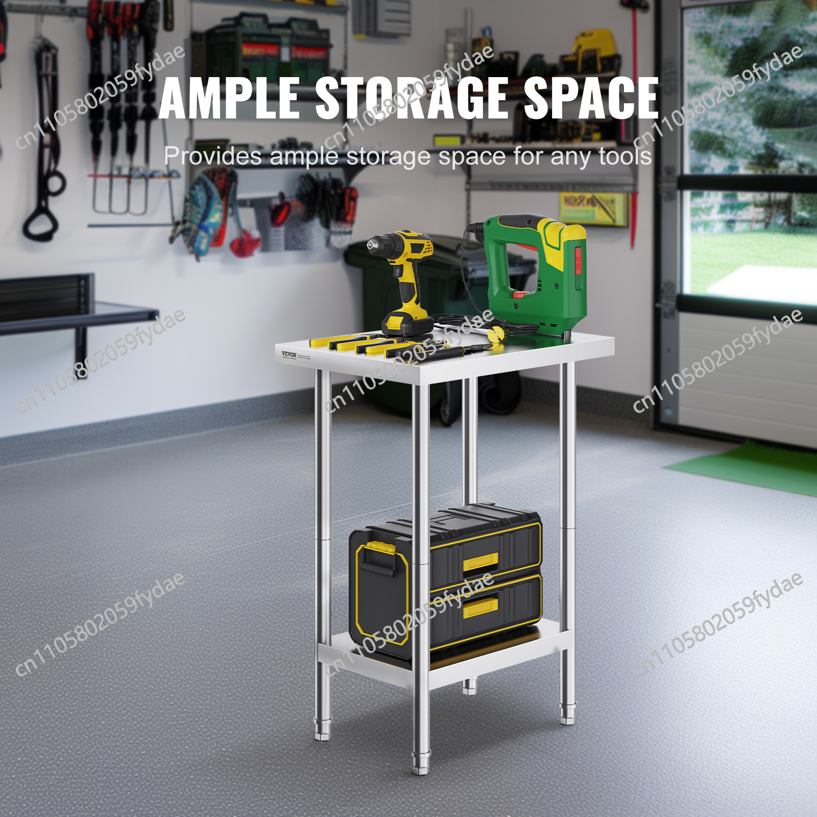 For Stainless Steel Prep Table - Commercial Kitchen Prep Table With Storage recensione e prezzo