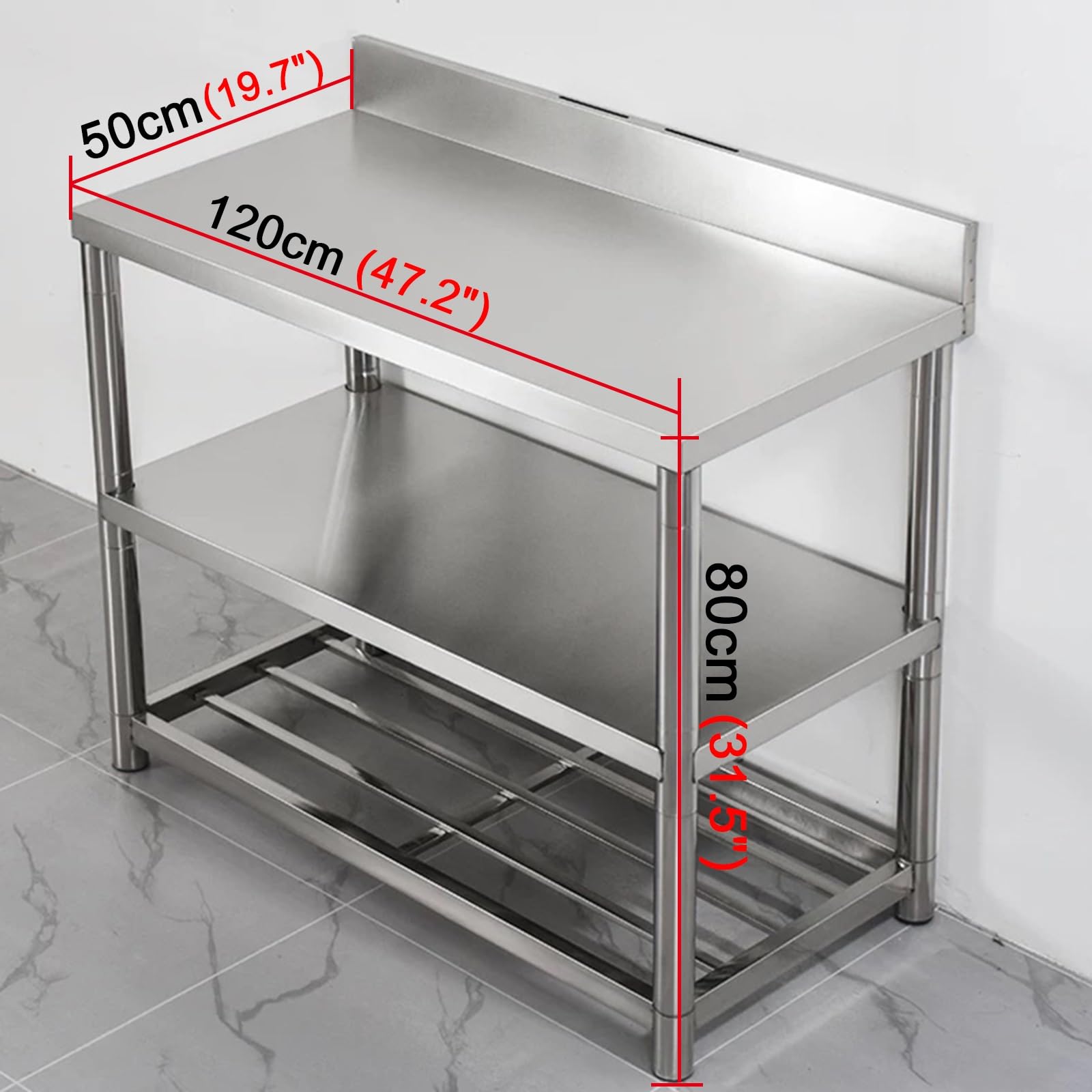kz-Work Table Stainless Steel  - Commercial Kitchen Bench recensione e prezzo