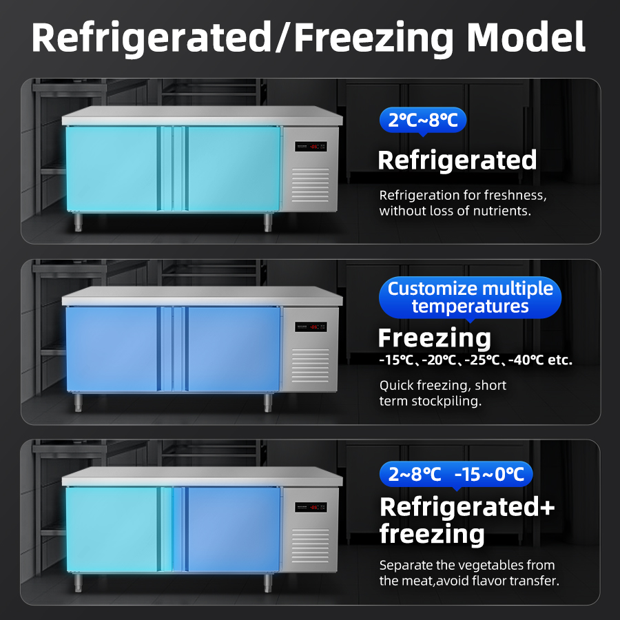 Refrigerator YINZHENG 1.5m Com - Commercial Kitchen Prep Table With Storage recensione e prezzo