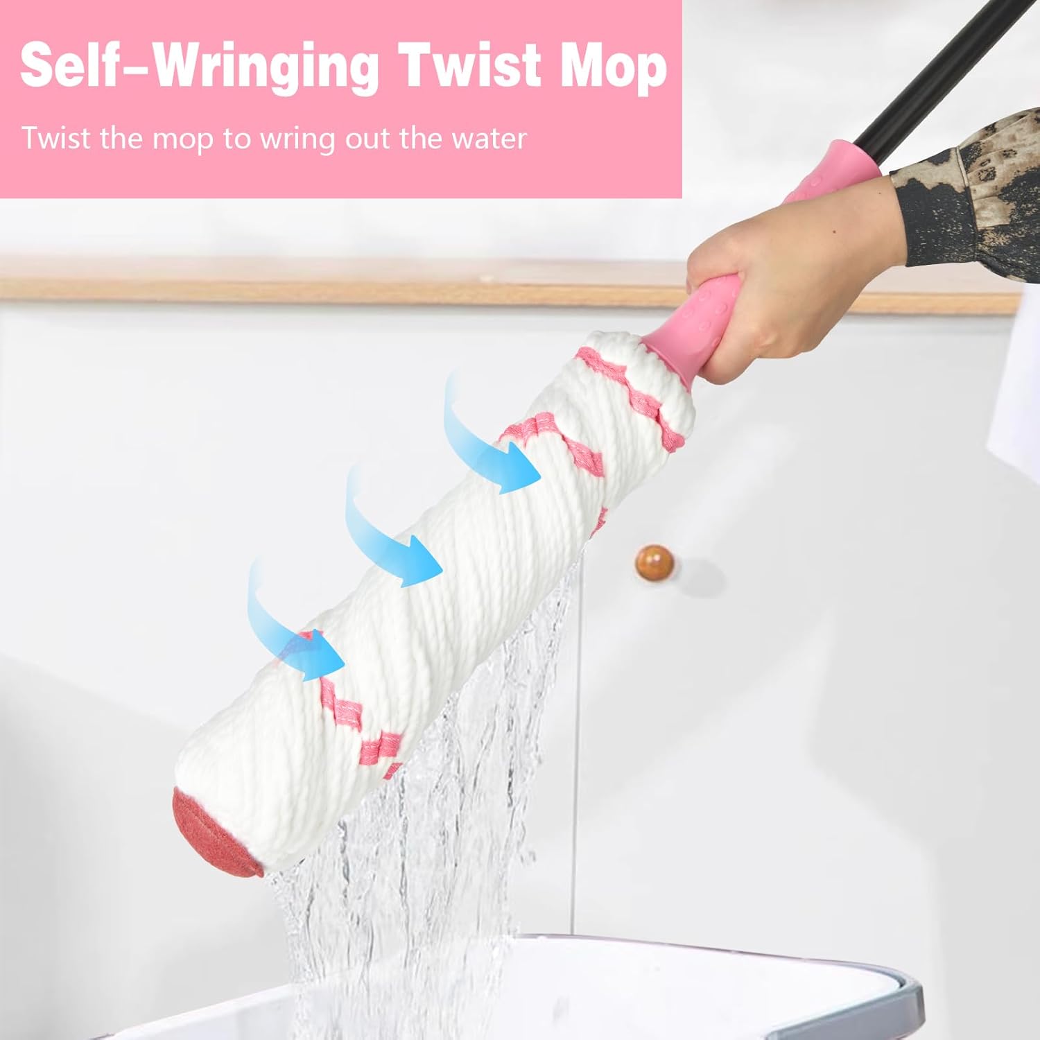 Self-Wringing Twist Mop for Fl - Commercial Kitchen Cleaning recensione e prezzo