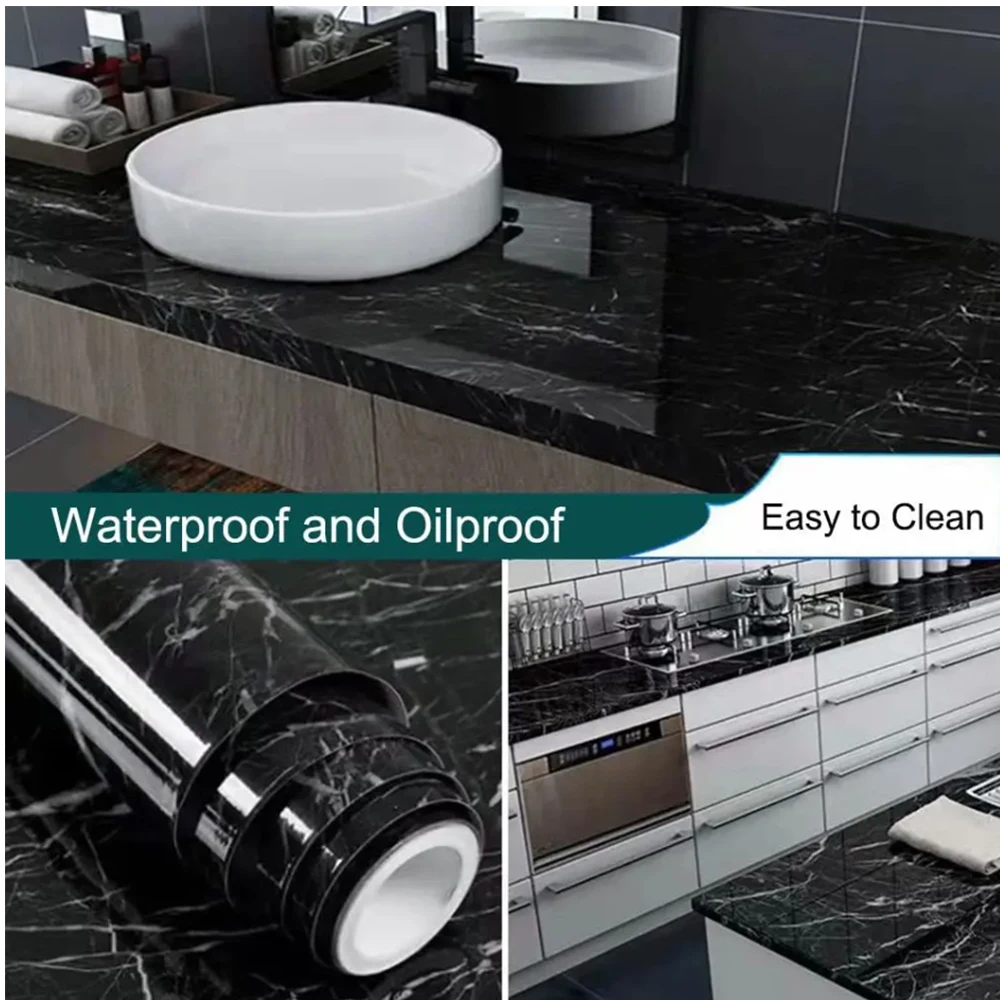 Marble Vinyl Self Adhesive Wal - Commercial Kitchen Wall recensione e prezzo