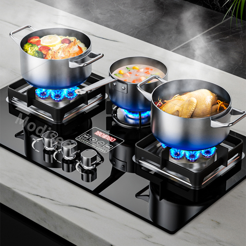 Built In Gas Hob 3 Burner Stov - Commercial Kitchen Stove recensione e prezzo
