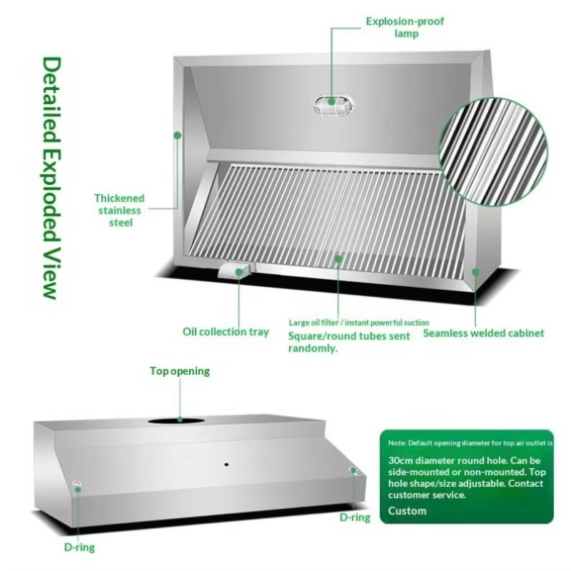 Commercial Customizable Kitche - Commercial Kitchen Hood recensione e prezzo