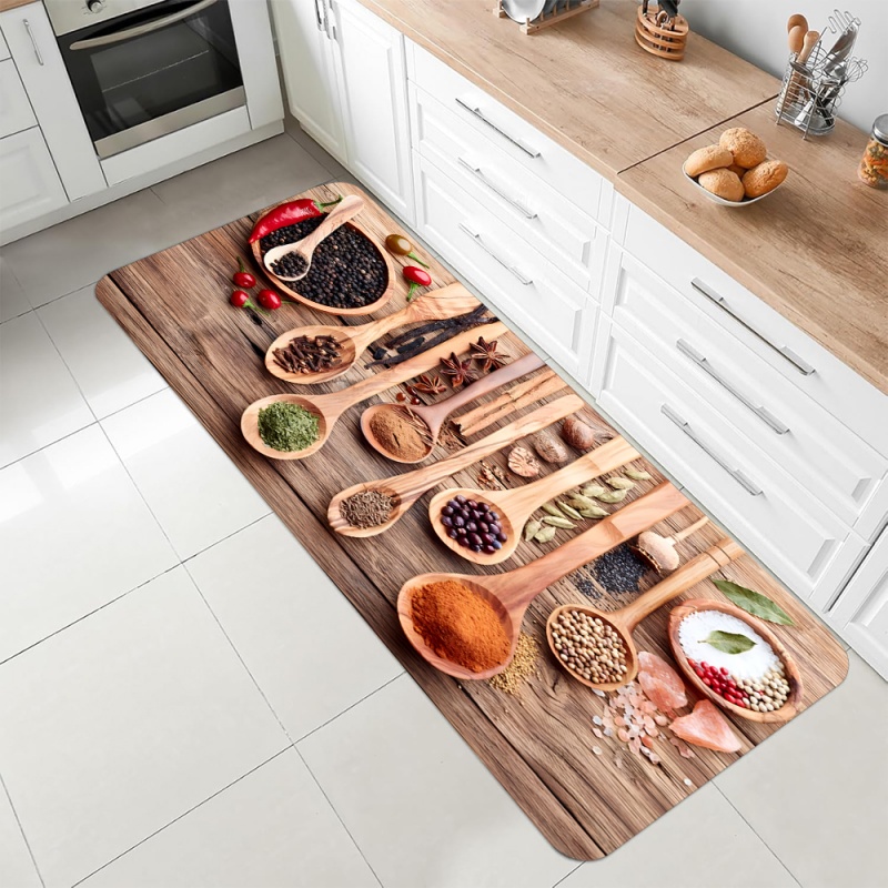 Kitchen Spice Herb Print Runne - Commercial Kitchen Mats Anti Fatigue recensione e prezzo