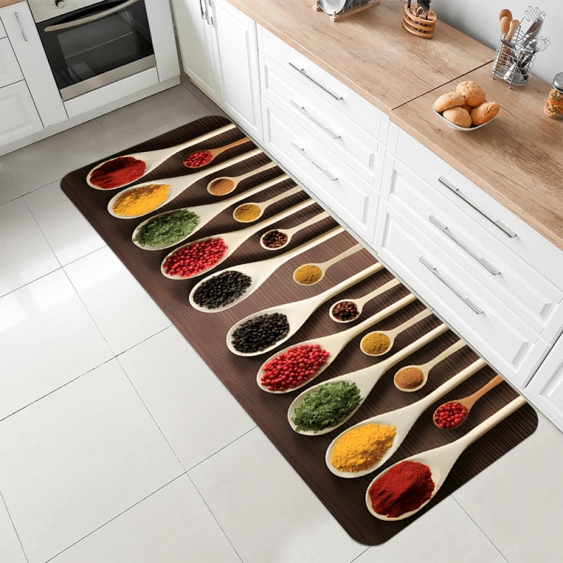 Kitchen Spice Herb Print Runne - Commercial Kitchen Mats Anti Fatigue recensione e prezzo