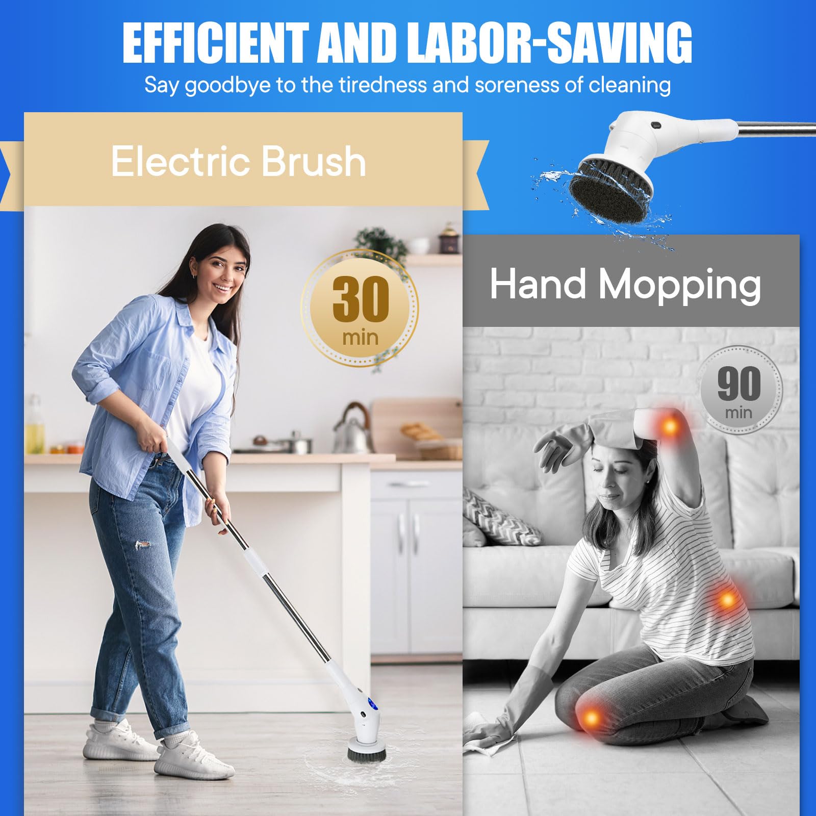 Electric Spin Scrubber Cleanin - Commercial Kitchen Cleaning recensione e prezzo