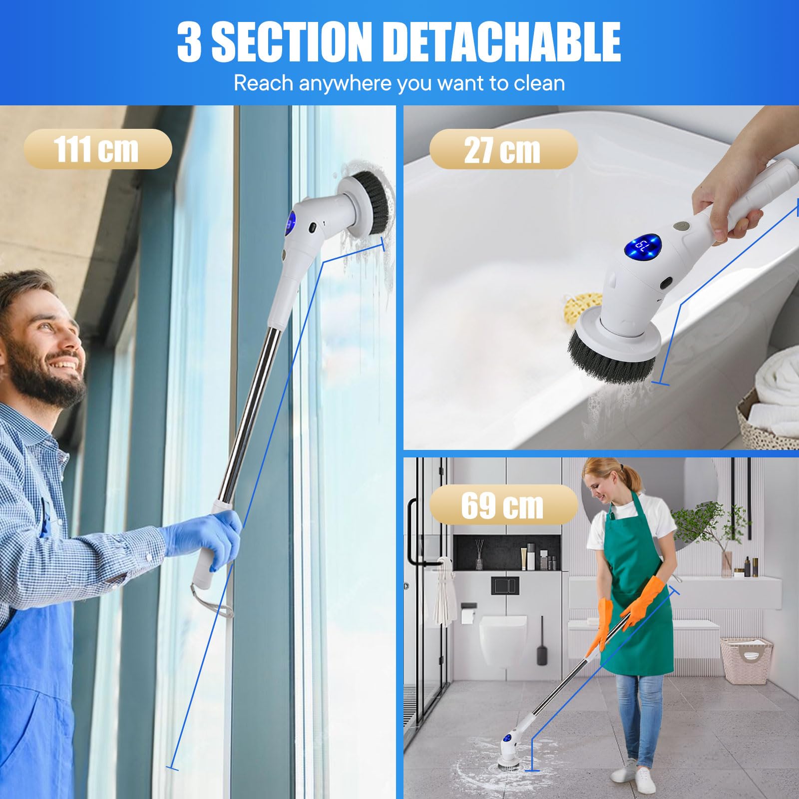 Electric Spin Scrubber Cleanin - Commercial Kitchen Cleaning recensione e prezzo