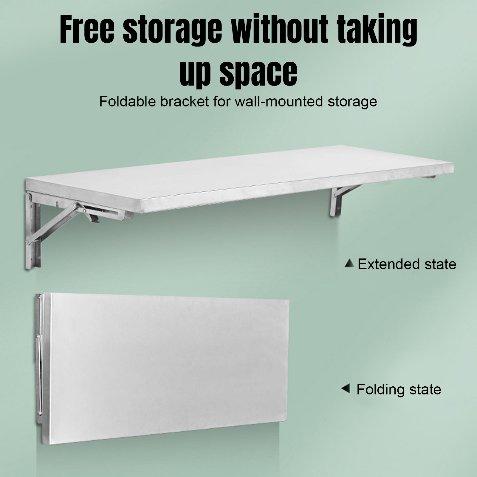 Stainless Steel Folding Storag - Commercial Kitchen Prep Table With Storage recensione e prezzo