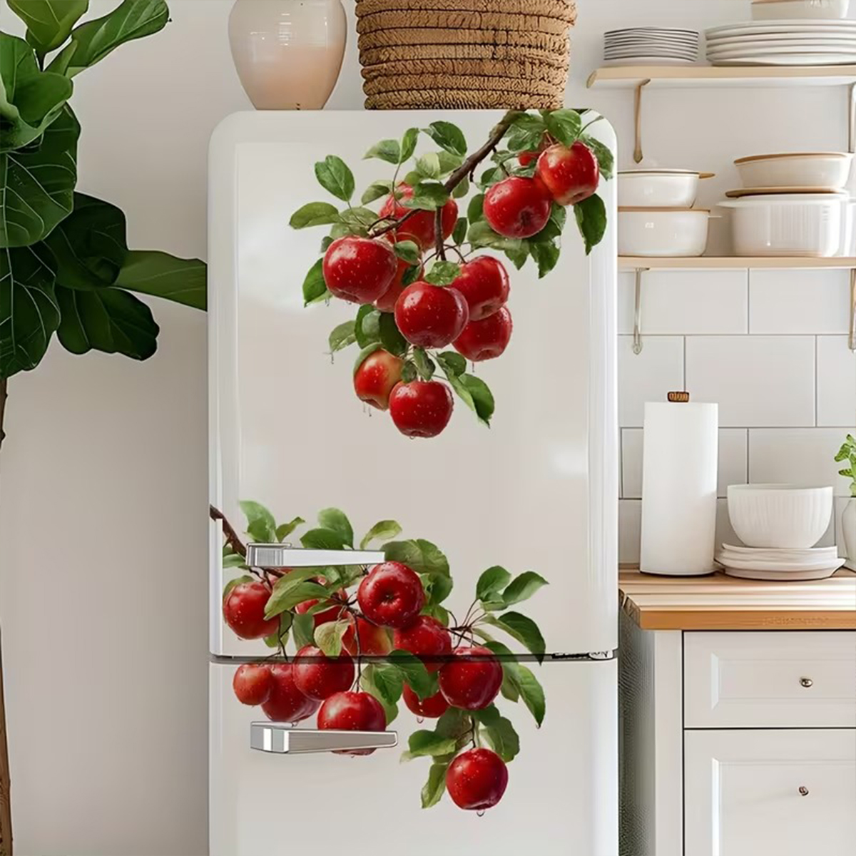 3D Red Apple Refrigerator Magn - Commercial Kitchen Wall recensione e prezzo