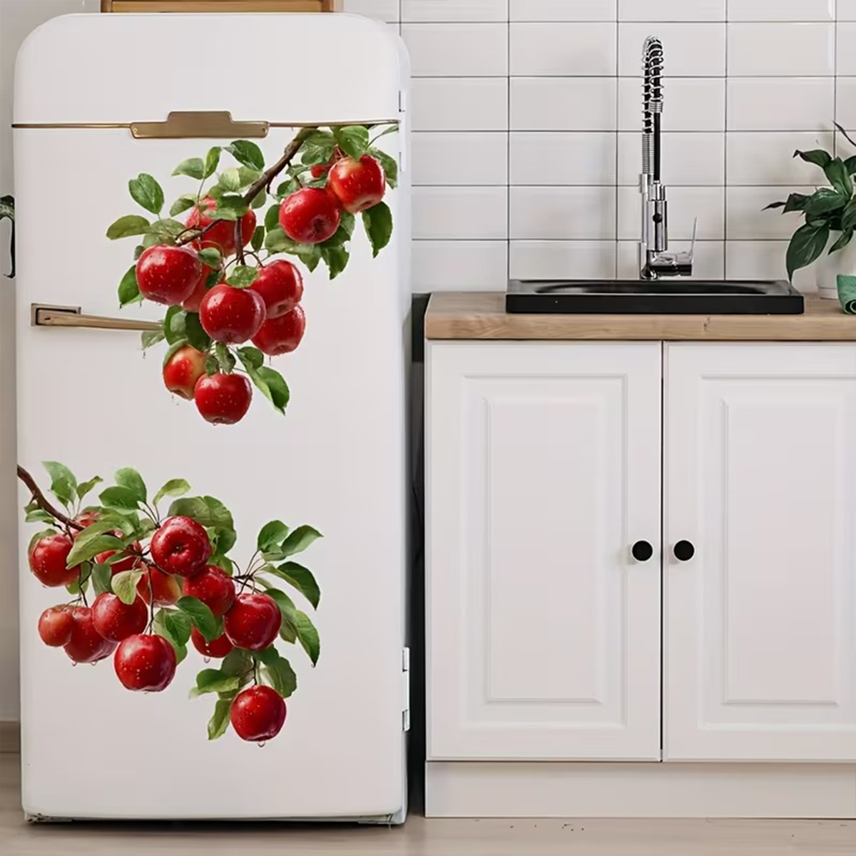 3D Red Apple Refrigerator Magn - Commercial Kitchen Wall recensione e prezzo