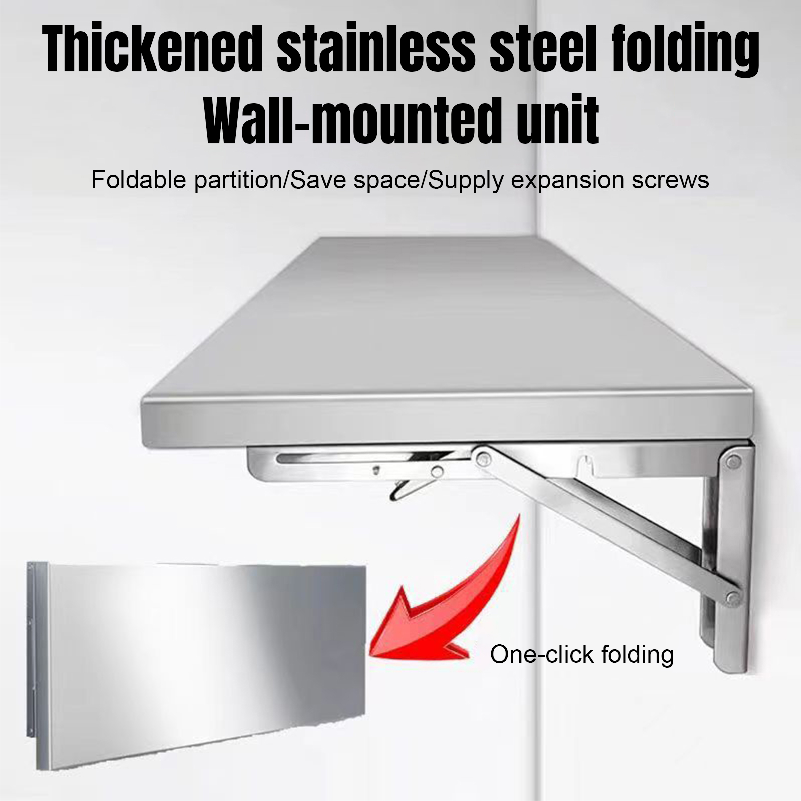 Stainless Steel Folding Storag - Commercial Kitchen Prep Table With Storage recensione e prezzo