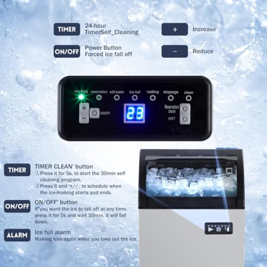 Commercial Ice Maker Machine f - Commercial Kitchen Ice Machine recensione e prezzo