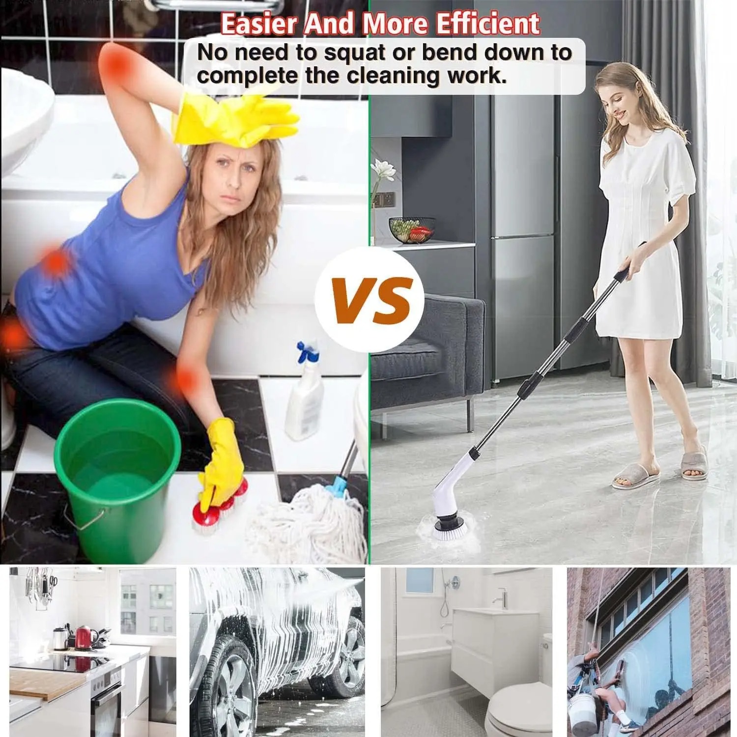 Cordless Electric Spin Scrubbe - Commercial Kitchen Cleaning recensione e prezzo