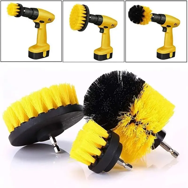 3 pcs/set drill brush set powe - Commercial Kitchen Cleaning recensione e prezzo