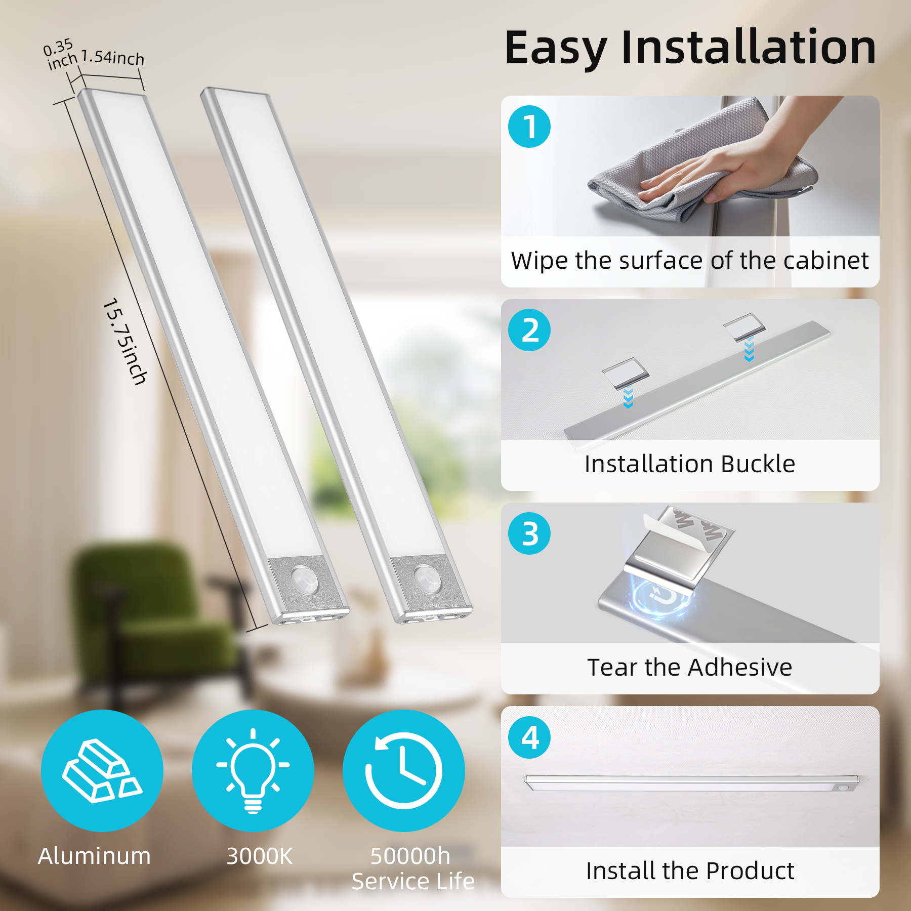 Night Light Under Cabinet Ligh - Commercial Kitchen Lighting recensione e prezzo