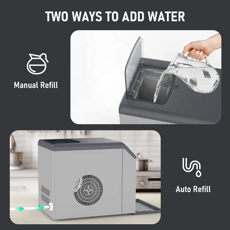 33LBS/24H Commercial Ice Maker - Commercial Kitchen Ice Machine recensione e prezzo