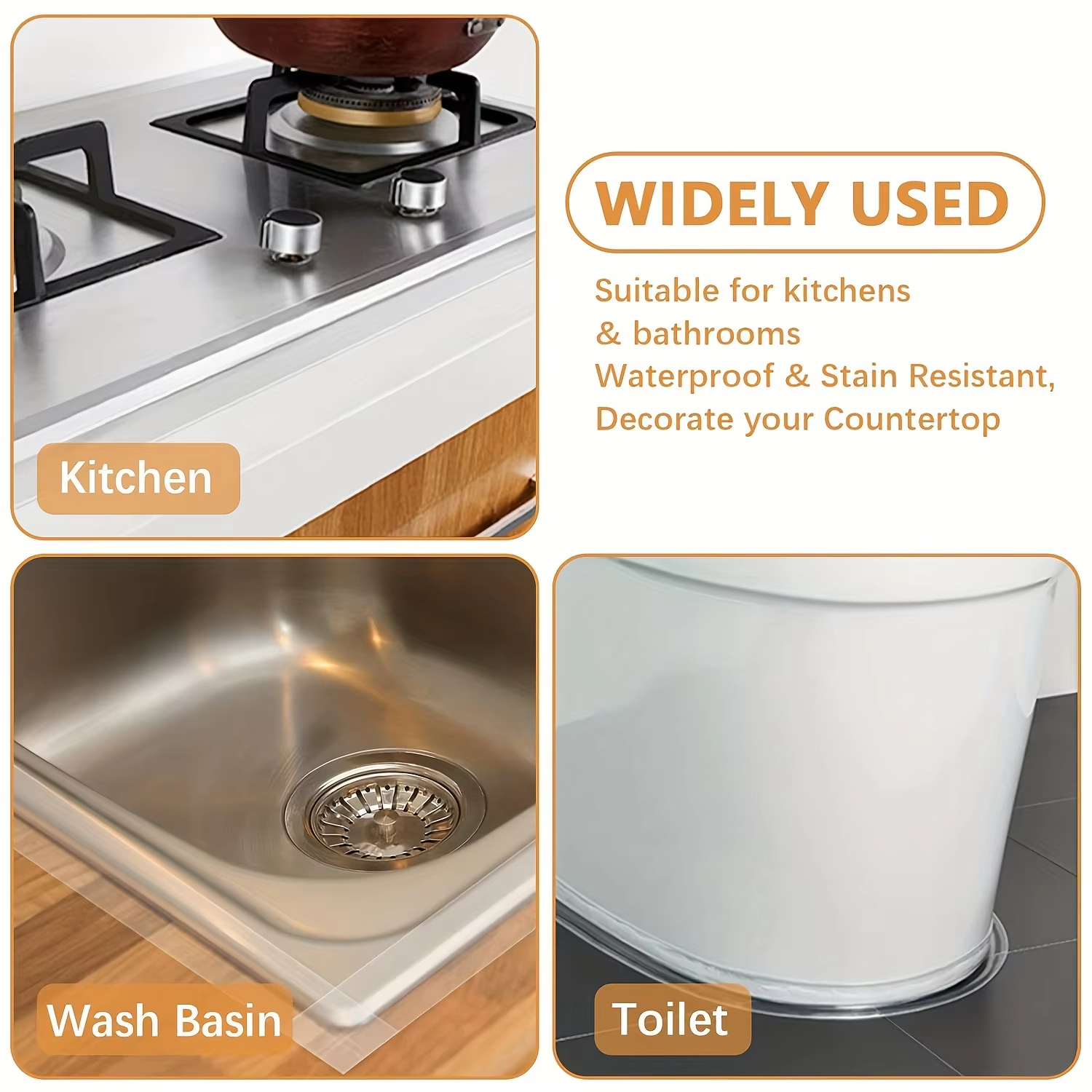 Waterproof Sealing Tape Strips - Commercial Kitchen Wall recensione e prezzo