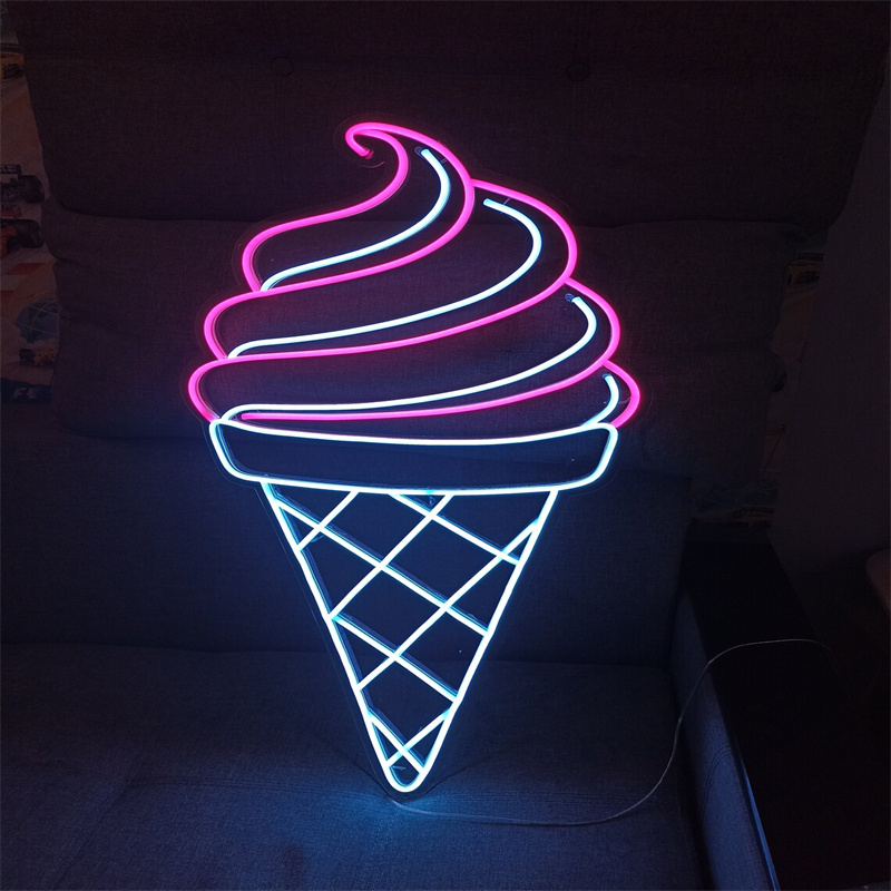 Ice Cream LED Neon Light | Wal - Commercial Kitchen Walls recensione e prezzo