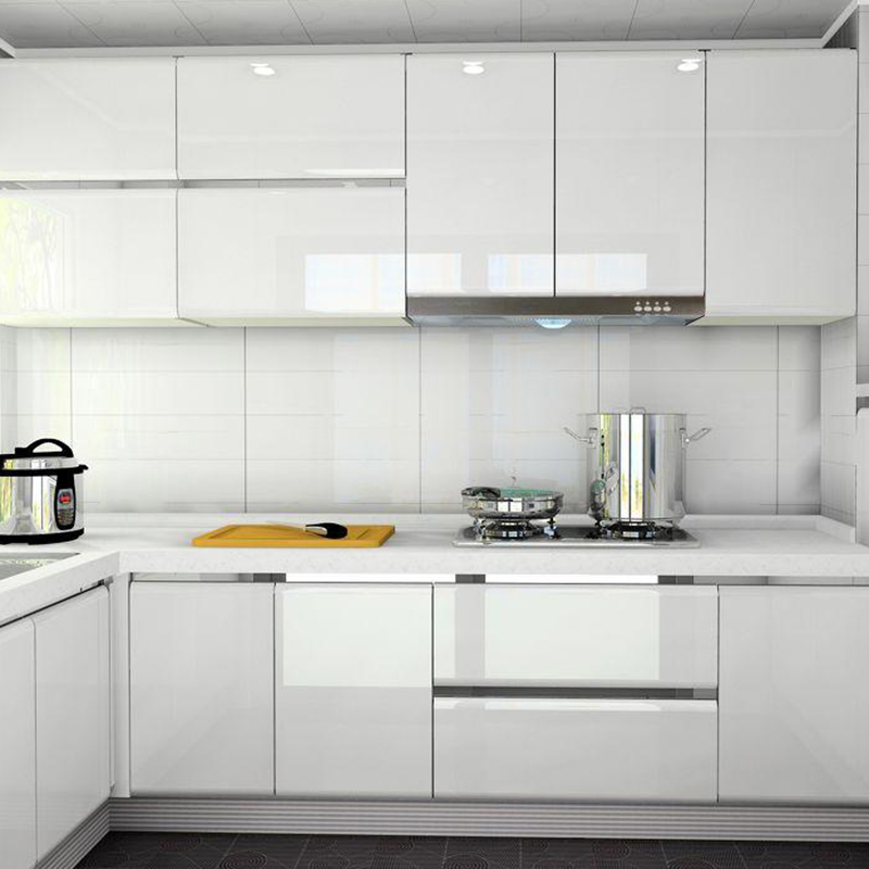 Paint Glossy White Cabinets Wa - Commercial Kitchen Wall recensione e prezzo