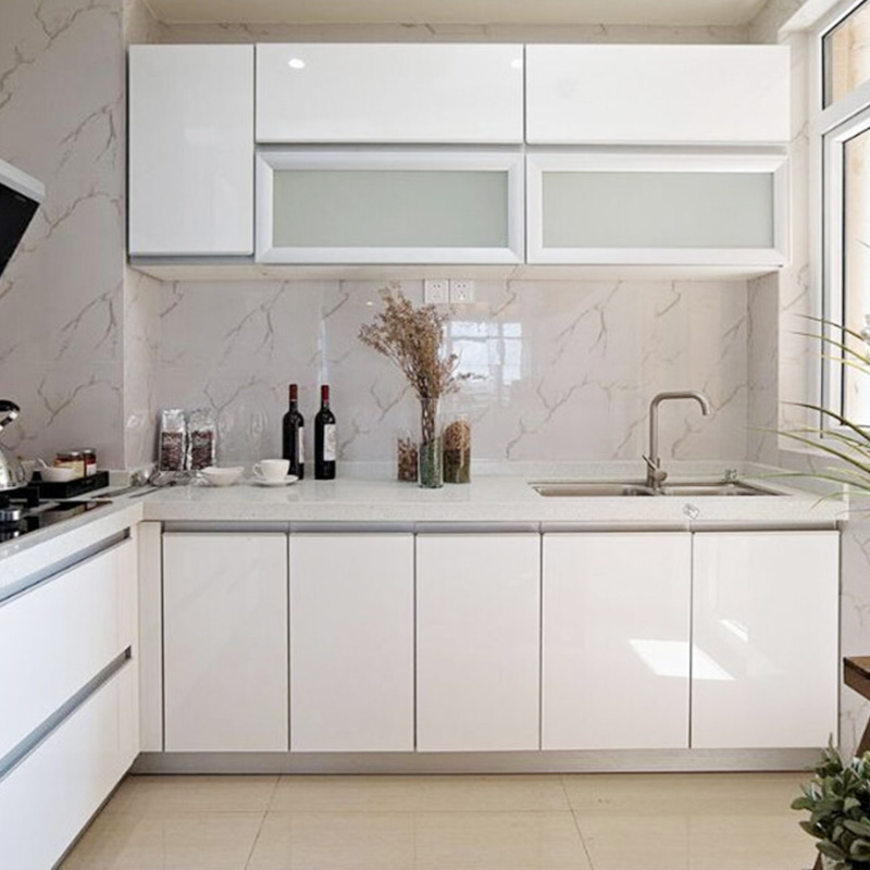 Paint Glossy White Cabinets Wa - Commercial Kitchen Wall recensione e prezzo
