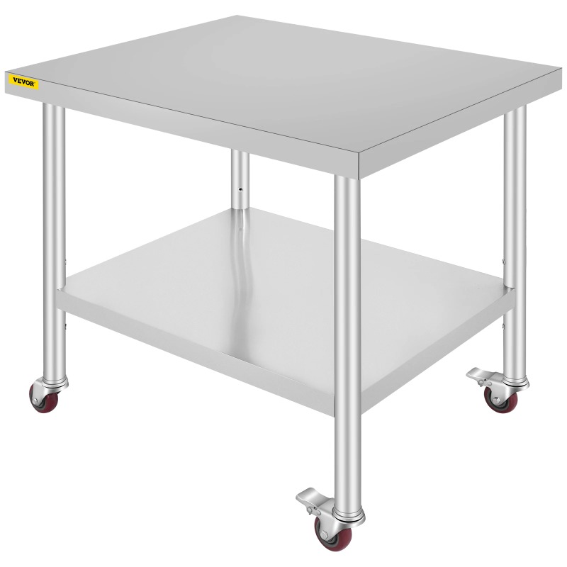 Stainless Steel Kitchen Prep T - Commercial Kitchen Prep Table With Storage recensione e prezzo
