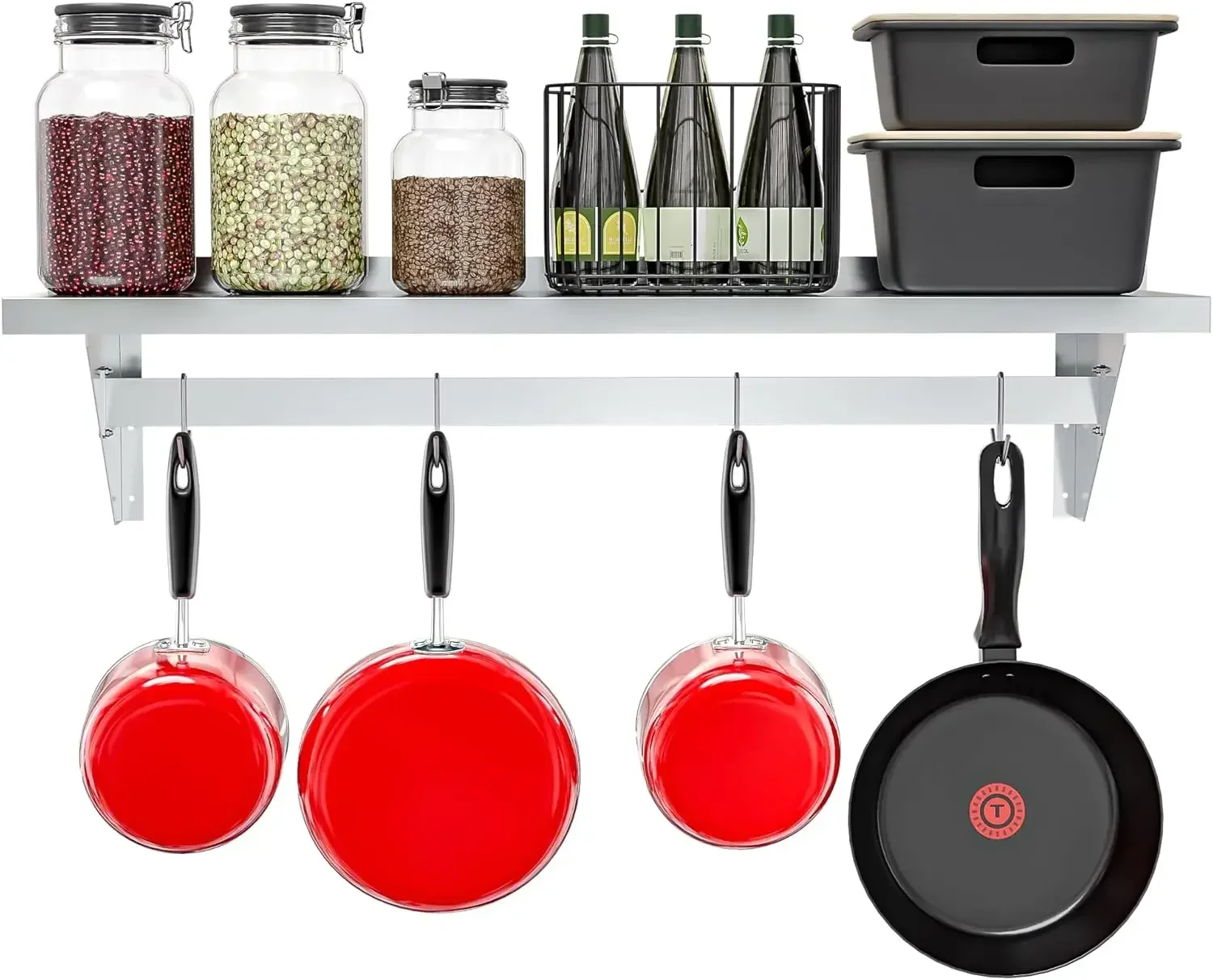 Commercial Wall Mounted Pot Ra - Commercial Kitchen Walls recensione e prezzo