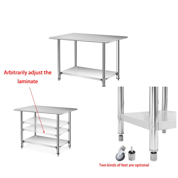 201/304 Adjustable Height Stai - Commercial Kitchen Bench recensione e prezzo