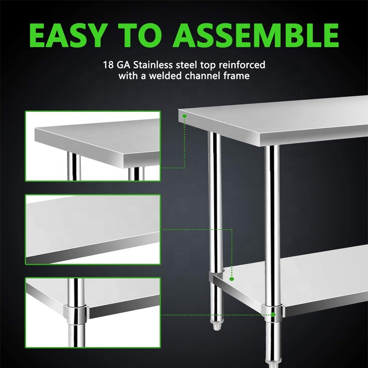 201/304 Adjustable Height Stai - Commercial Kitchen Bench recensione e prezzo