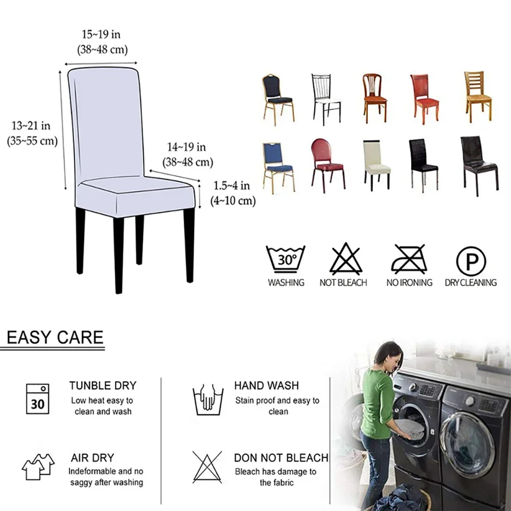 Elastic Chair Cover Plain Span - Commercial Kitchen Bench recensione e prezzo