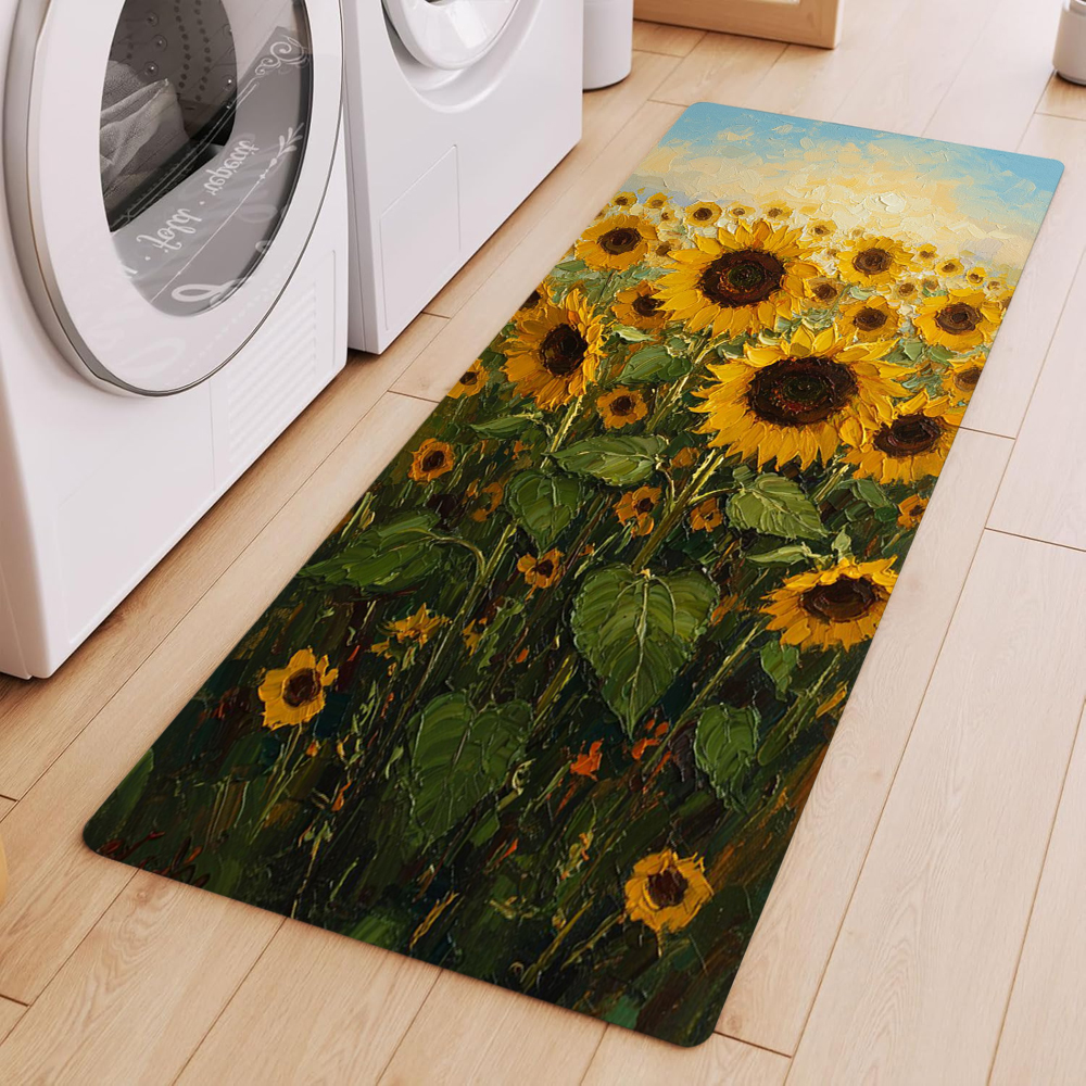 Van Gogh Style Sunflower Oil P - Commercial Kitchen Mats Anti Fatigue recensione e prezzo