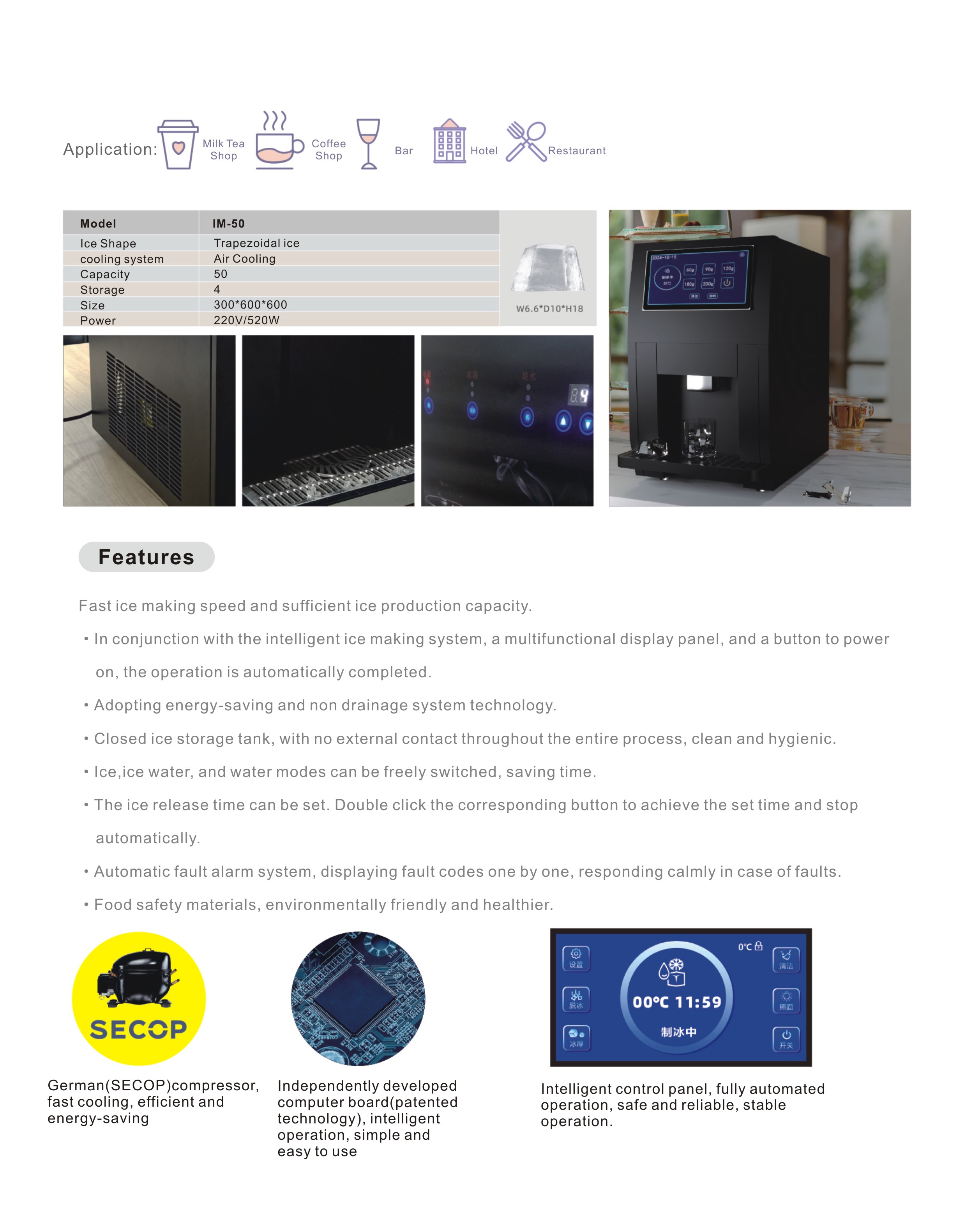 Commercial Ice Maker Machine S - Commercial Kitchen Ice Machine recensione e prezzo