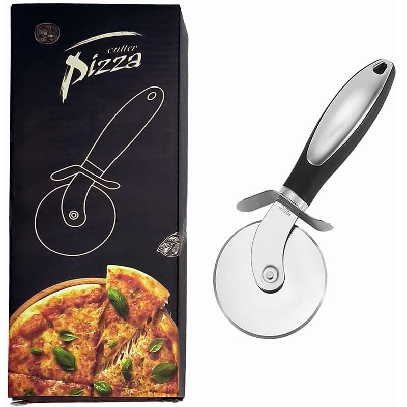 Stainless Steel Pizza Cutter W - Commercial Kitchen Cleaning recensione e prezzo