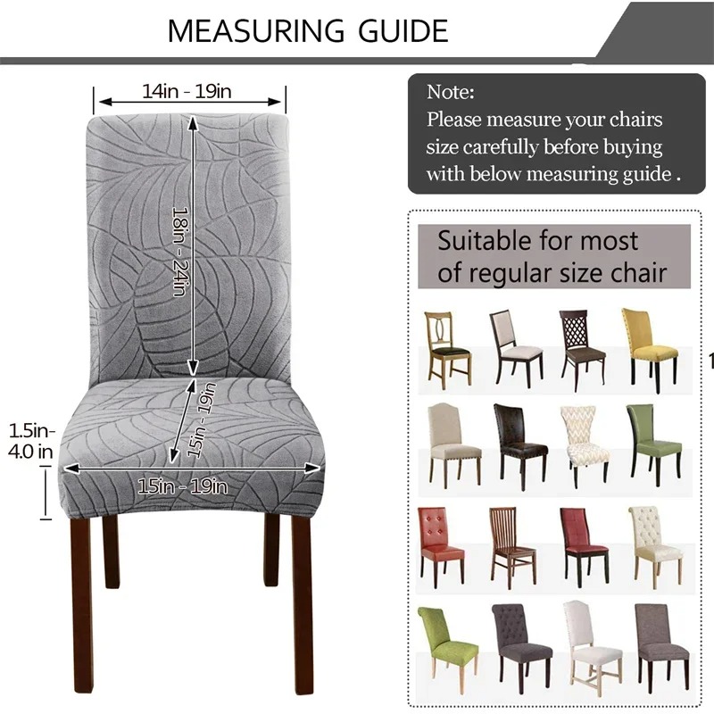 1/2/4/6pcs Leaf Jacquard Chair - Commercial Kitchen Bench recensione e prezzo