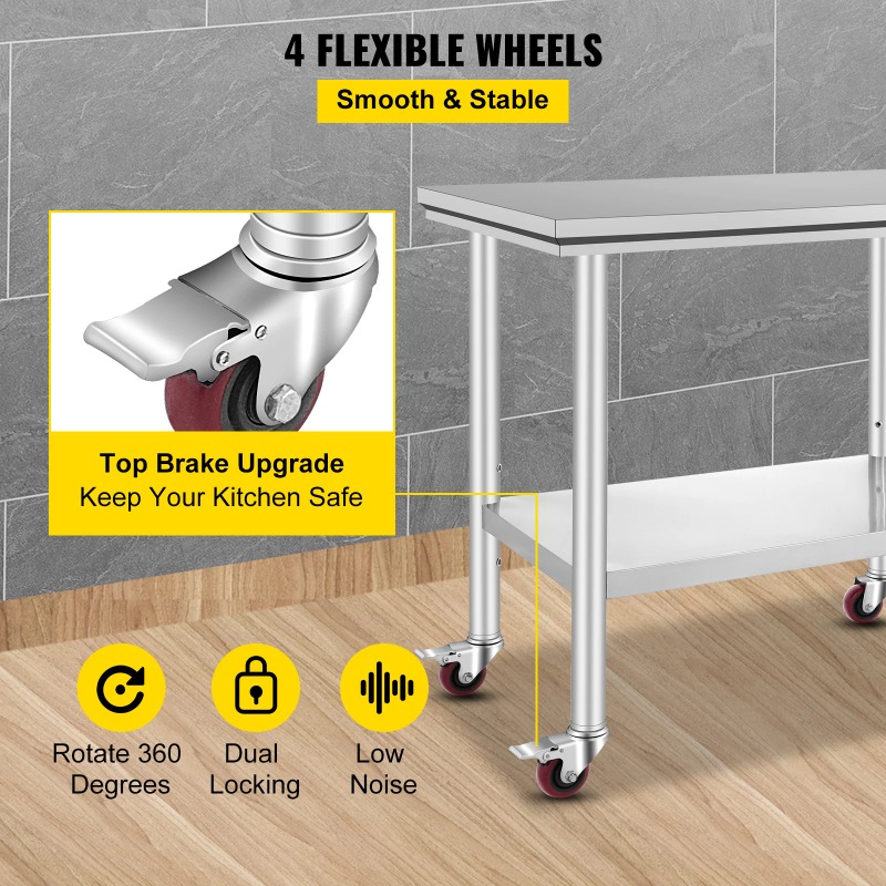 【Premium】SucceBuy Stainless St - Commercial Kitchen Bench recensione e prezzo