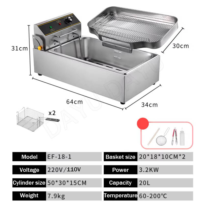 Fryer Commercial Electric Kitc - Commercial Kitchen Stove recensione e prezzo